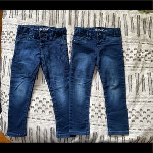 Cat & jack denim jegging 3T bundle of 2 pairs